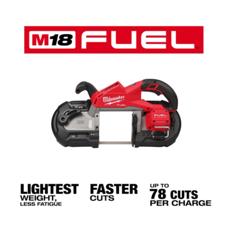 מסור סרט נטען Milwaukee M18 FUEL 2929-20 Deep Cut Band Saw לחיתוך מתכת גוף בלבד