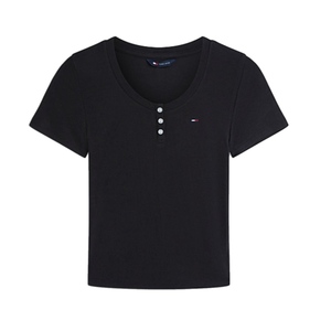 חולצה TOMMY JEANS מידות XS-XL לנשים בגוון שחור