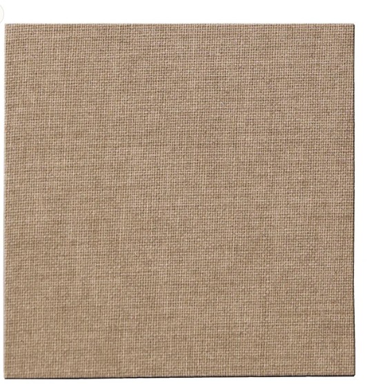 קנבס גב קרטון , בד טבעי 30X30