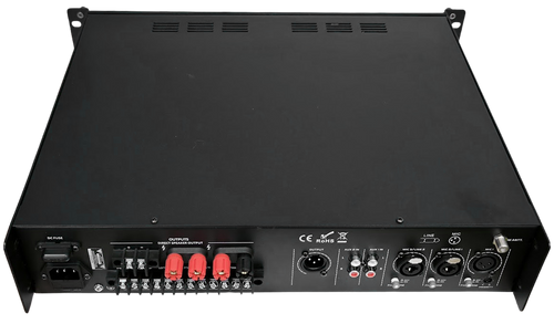 מגבר+שנאי , 6 כניסות , 6 אזורים , נגן 180W RMS ,USB/SD 