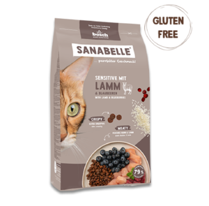 מזון לחתולים רגישים סנבל סנסטיב כבש 4 ק"ג Sanabelle