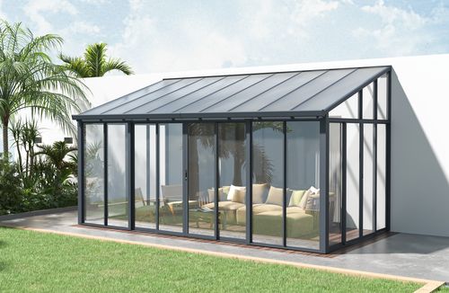 פרגולה אלומיניום סגורה דגם Garden Top - MANDY B