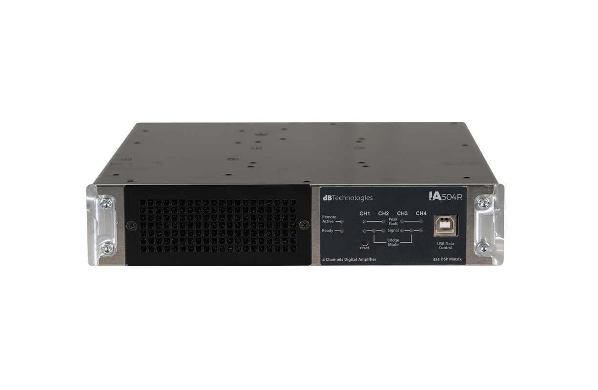 מגבר התקנות דיגיטלי dBTechnologies IA504R DSP RDNet 125Wx4