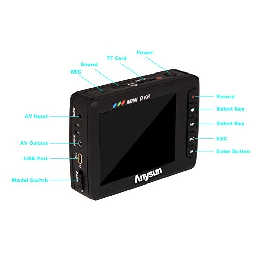 מערכת מיני DVR עם מצלמת כפתור ומסך דגם P909