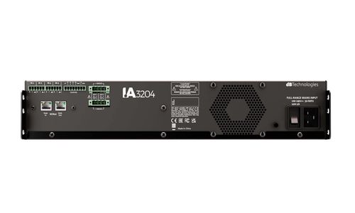 מגבר כוח מקצועי dBTechnologies IA3204R DSP RDNet 800Wx4