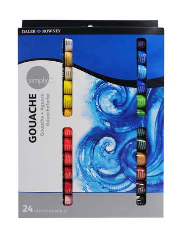סט 24 שפ' צבעי גואש Simply Gouache | דאלר ראוני 