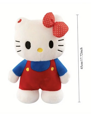 בובת פרווה הלו קיטי 45 ס”מ (בקירוב) | Hello Kitty Plush Toy 45 cm (Approx.)