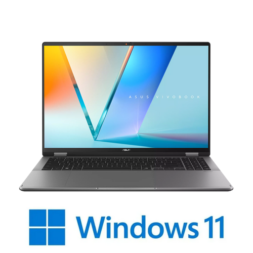 מחשב נייד 14 אינץ מסך מגע ASUS Vivobook S16 Flip OLED TP3607AA-SI012W Matte Gray