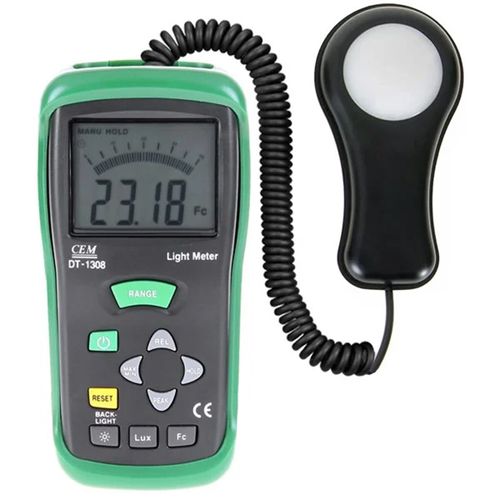 מד אור לוקס מטר דגם DT1308 מ-40 עד 400,000 לוקס