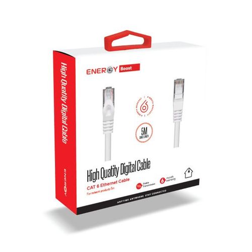 כבל רשת CAT 6 ,ENERGY 1.8M