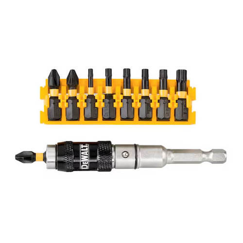 סט ביטים עם מוביל מפרק 10 יחידות בסט דגם DT70578T דיוולט Dewalt
