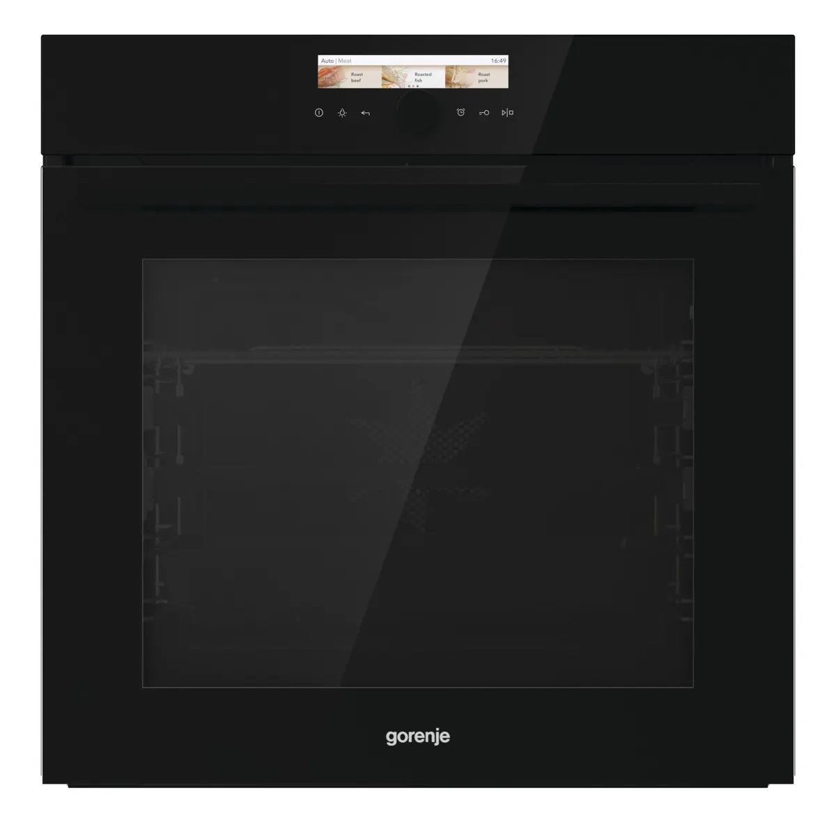 תנור בנוי 60/60 גורנייה דגם BO798S38BG זכוכית שחורה