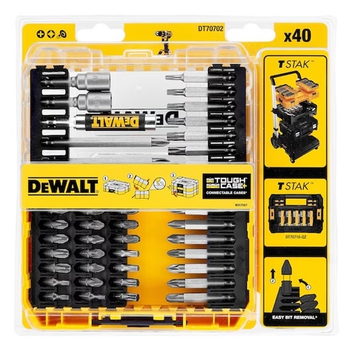סט ביטים 40 יח דגם DT70702 דיוולט Dewalt