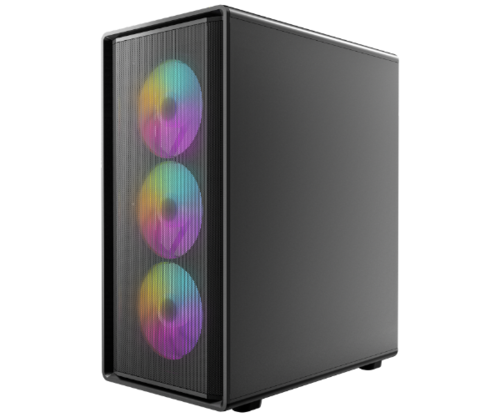 מארז | Antec VX510 ARGB Mid-Tower Gaming Case | ATX 4X120nn ARGB Fans