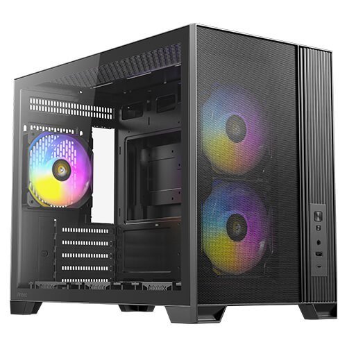 מארז | Antec Flux M Mid Tower | Micro-ATX ARGB Type-C 3.2