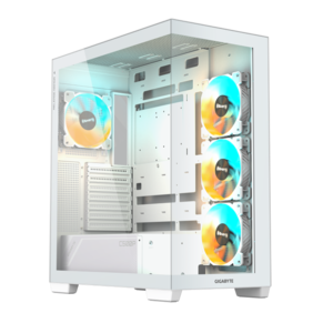 מארז לבן | GIGABYTE C500 PANORAMIC STEALTH ICE Mid-Tower | ATX