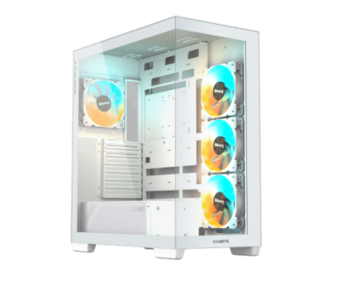 מארז לבן | GIGABYTE C500 PANORAMIC STEALTH ICE Mid-Tower | ATX