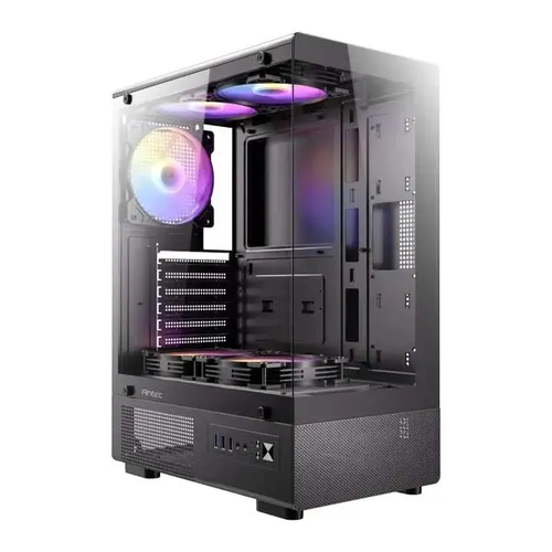 מארז | Antec VCX300 ARGB Black Mid-Tower | ATX 5x120mm Fans include