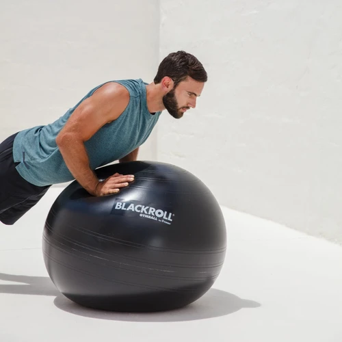 כדור אימון פיזיו דגם GYMball מבית BLACKROLL | צבע שחור