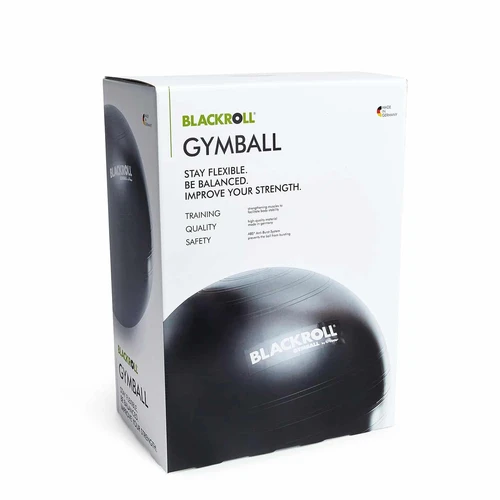 כדור אימון פיזיו דגם GYMball מבית BLACKROLL | צבע שחור