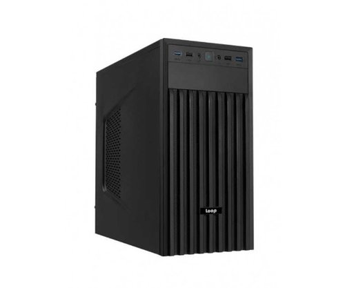 מארז מיני כולל ספק | LOOP-2001 | 500W | 35.5CM HIGHT Mini Tower | ATX