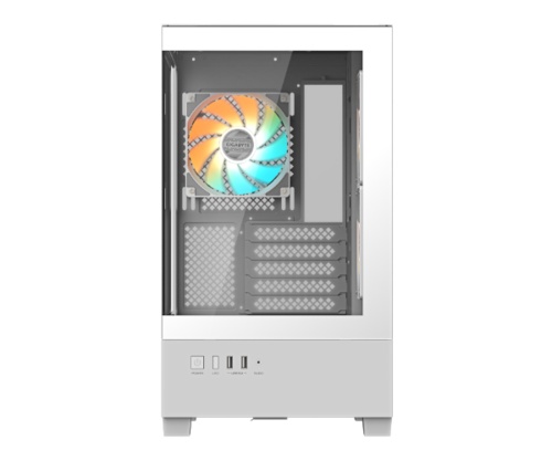 מארז לבן | GIGABYTE C201 PANORAMIC ICE | Micro-ATX 3XARGB Fans