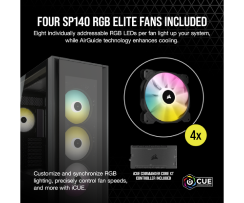 מארז | CORSAIR iCUE 7000X RGB Tempered Glass Full-Tower | ATX