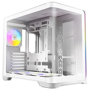 מארז לבן | Antec C5 Curve ARGB Mid-Tower | ATX 4x ARGB FANS Type-C