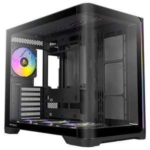 מארז שחור | Antec C5 Curve ARGB Mid-Tower | ATX 4x ARGB FANS Type-C
