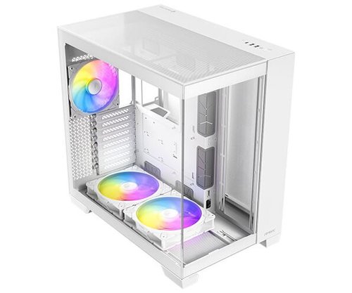 מארז לבן | Antec C8 ARGB | E-ATX Mid-Tower 3X ARGB FANS Incl