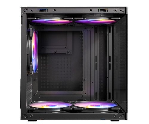 מארז | Antec VCX10M ARGB Mini Tower | Micro-Atx 5XARGB | 120mm Fan