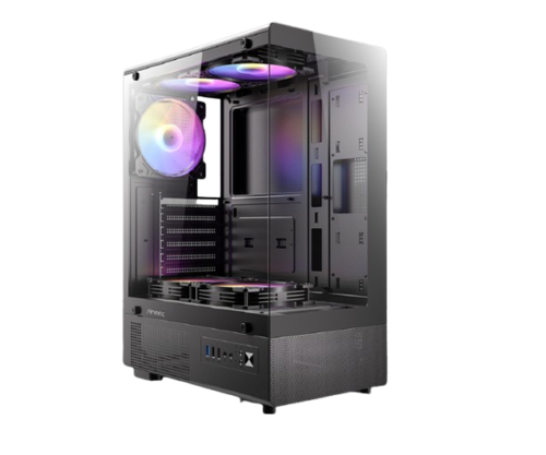 מארז | Antec VCX300 RGB Elite Mid Tower 5X Fixed RGB Fans
