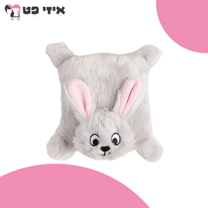 פופוס פאפי צעצוע ארנב פרוותי עם צפצפה לגורי כלבים FOFOS