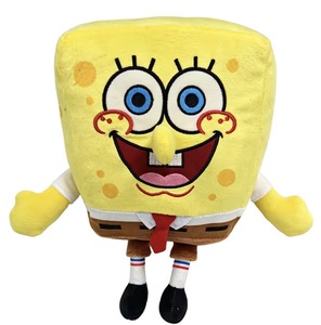 בובת פרווה בובספוג עם ונטוזה 26 ס”מ | SpongeBob SquarePants Plush with Suction Cup 26 cm
