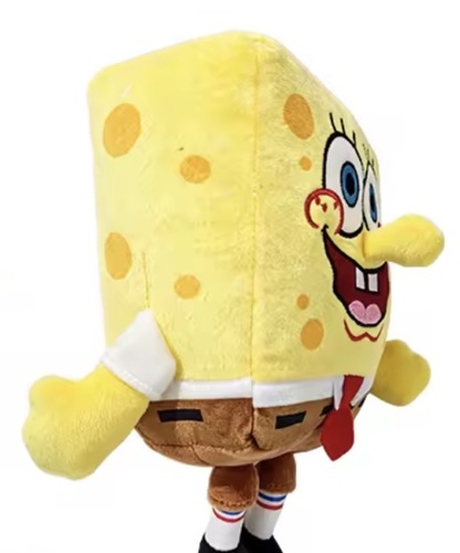 בובת פרווה בובספוג עם ונטוזה 26 ס”מ | SpongeBob SquarePants Plush with Suction Cup 26 cm