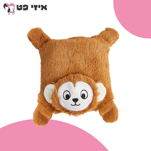 פופוס פאפי צעצוע קוף פרוותי עם צפצפה לגורי כלבים FOFOS