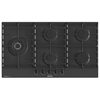 כיריים גז Gorenje GW951MB עם 5 מבערים ברוחב 90 ס"מ-גימור שחור