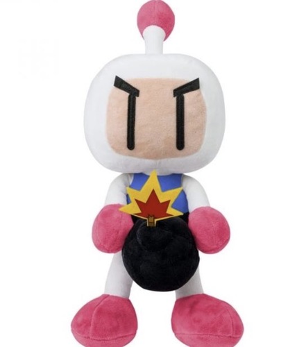 בובת פרווה בומברמן כ־30 ס”מ | Bomberman Plush Toy Approx. 30 cm