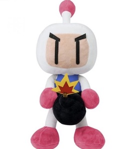 בובת פרווה בומברמן כ־30 ס”מ | Bomberman Plush Toy Approx. 30 cm