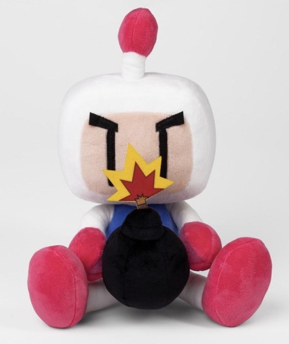 בובת פרווה בומברמן כ־30 ס”מ | Bomberman Plush Toy Approx. 30 cm