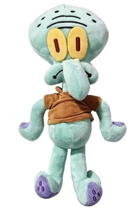 בובת פרווה סקווידוויד – בובספוג כ־30 ס”מ | Squidward Plush Toy – SpongeBob SquarePants Approx. 30 cm