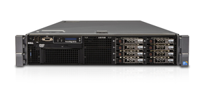 שרת 2U PowerEdge R710 זוג מעבדים 6 ליבות Xeon X5670 זכרון 192GB, זוג דיסקים SAS 2.5 300GB 10K דל
