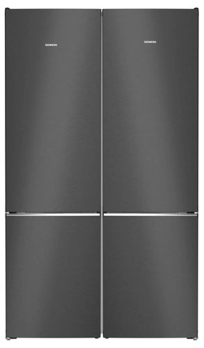 מקרר מקפיא תחתון 363 ליטר Siemens KG39NSBBF IQ700 זכוכית שחורה  | פולין סימנס