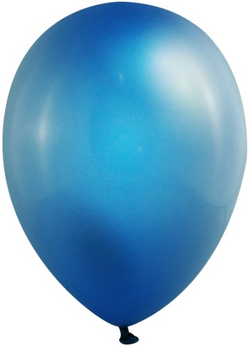 בלון לטקס 30 סנטימטר- מטאלי כחול 1