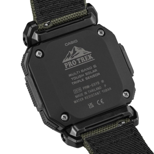 CASIO PRW-69YB-3D TRIPLE SENSOR radio control פרוטרק סולארי חדש!