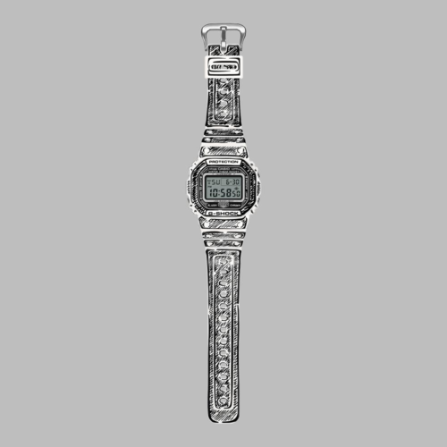 CASIO DW-5600JV-7D Joshua Vides LIMITED EDITION מהדורה מוגבלת שיתוף פעולה חדש עם האמן והמעצב ג'ושוע וידס Joshua Vides