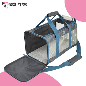 פופוס תיק נשיאה "פרנק" לכלב ולחתול אפור/כחול FOFOS