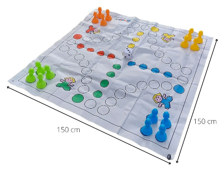 משחק לודו Ludo ענקי לבית ולחצר