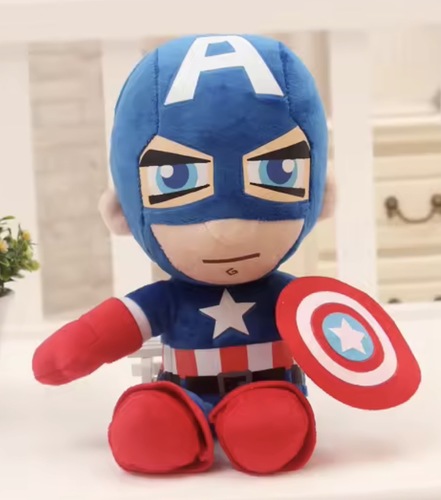 בובת קפטן אמריקה 25 ס”מ | Captain America Plush 25 cm