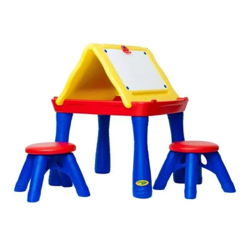 שולחן לוח מחיק וכיסא - 5018-01 PLAY 'N DRAW ACTIVITY TABLE